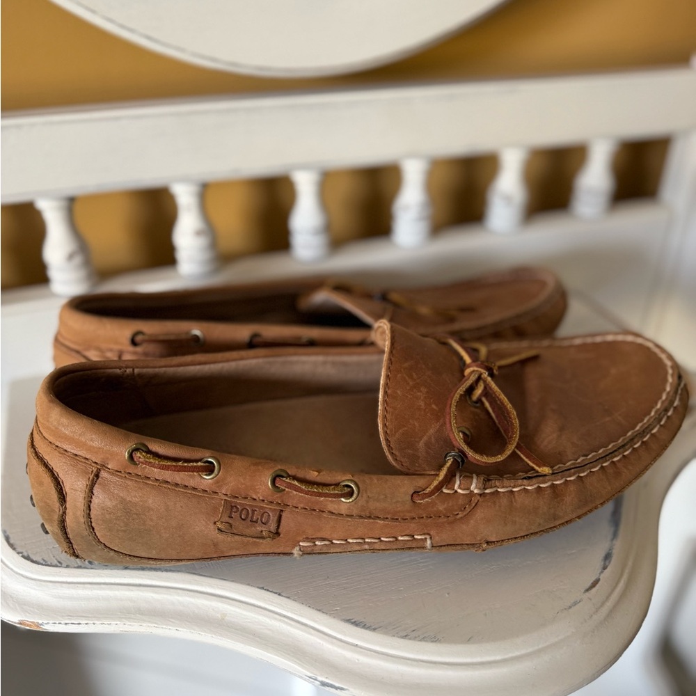 Polo by Ralph Lauren Men's Brown Leather Loafers